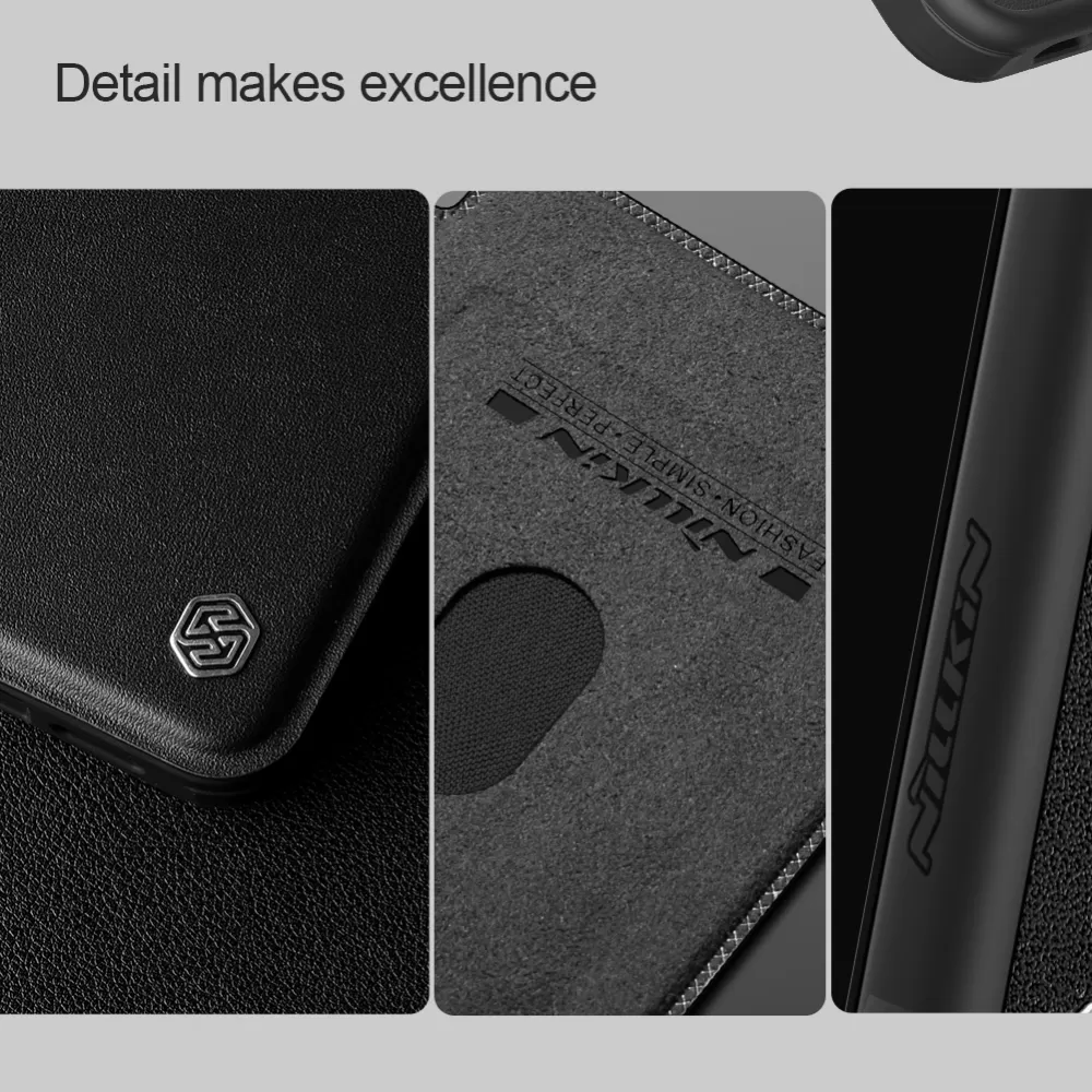 Samsung Galaxy S24 fodral brun NILLKIN QIN PROP LEATHER