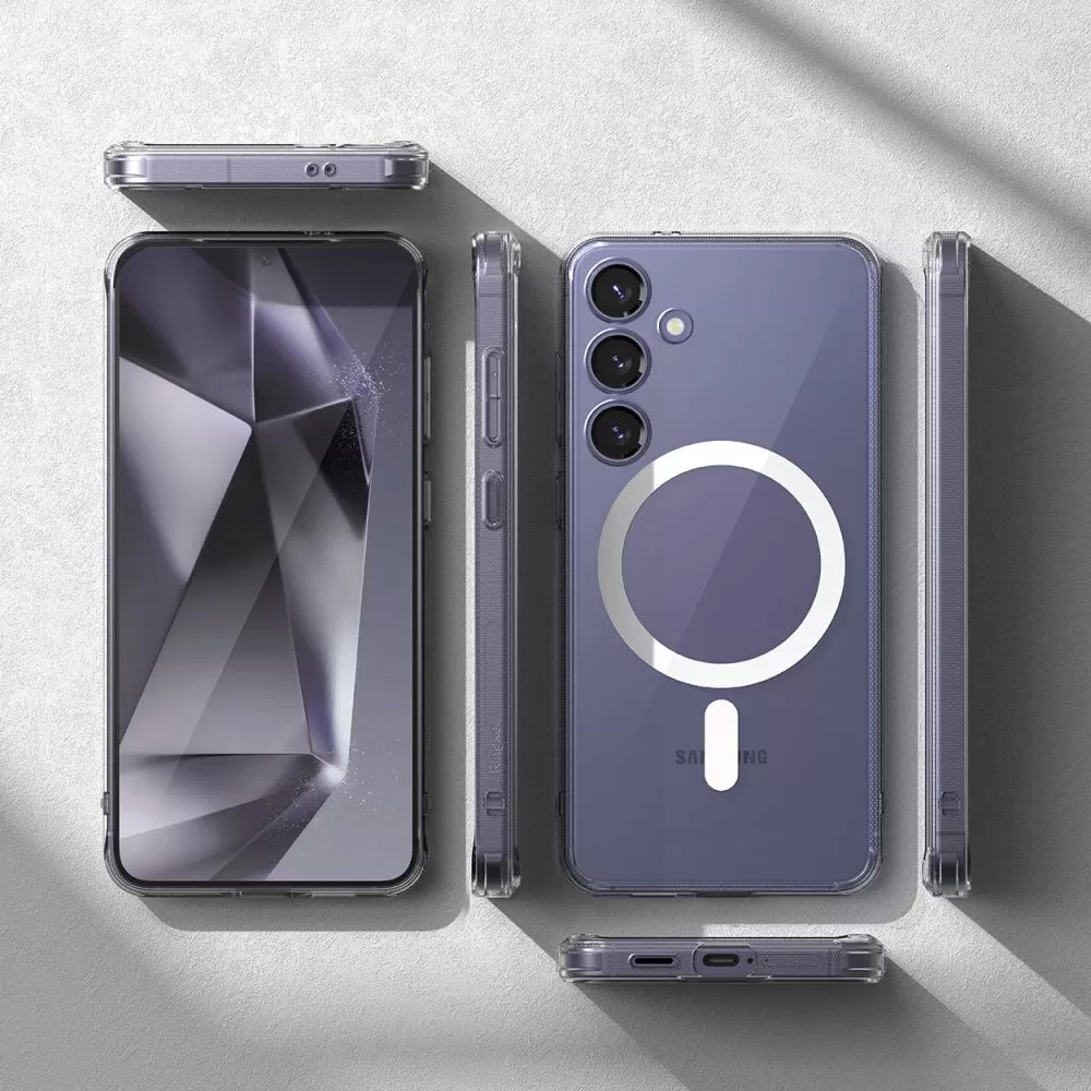 Samsung Galaxy S24 skal transparent RINGKE FUSION MAGNETIC MAGSAFE