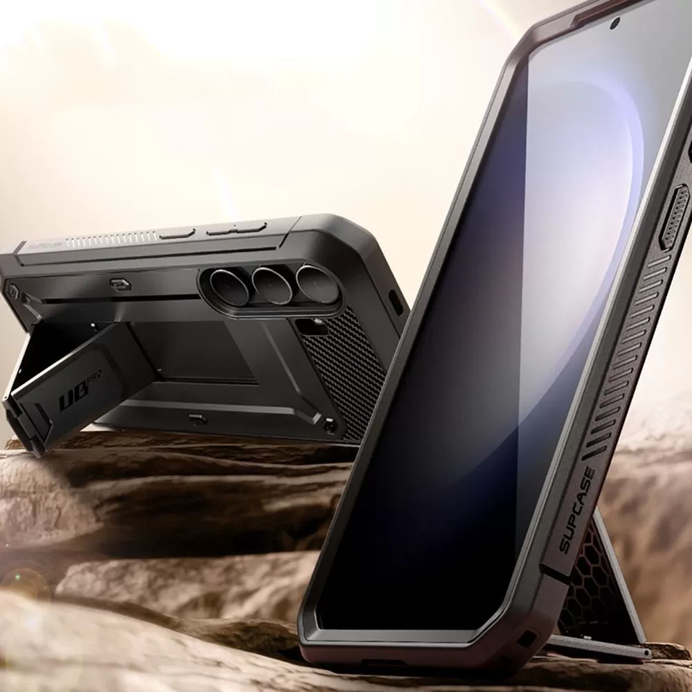 Samsung Galaxy S24 skal svart SUPCASE UNICORN BEETLE PRO 2-SET