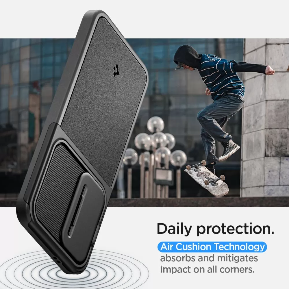 Samsung Galaxy S24 skal svart SPIGEN OPTIK ARMOR