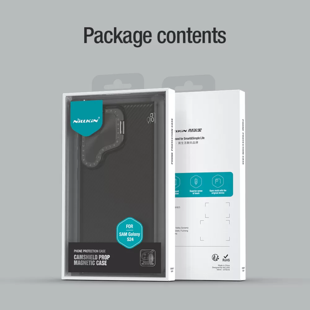 Samsung Galaxy S24 skal svart NILLKIN CAMSHIELD PROP