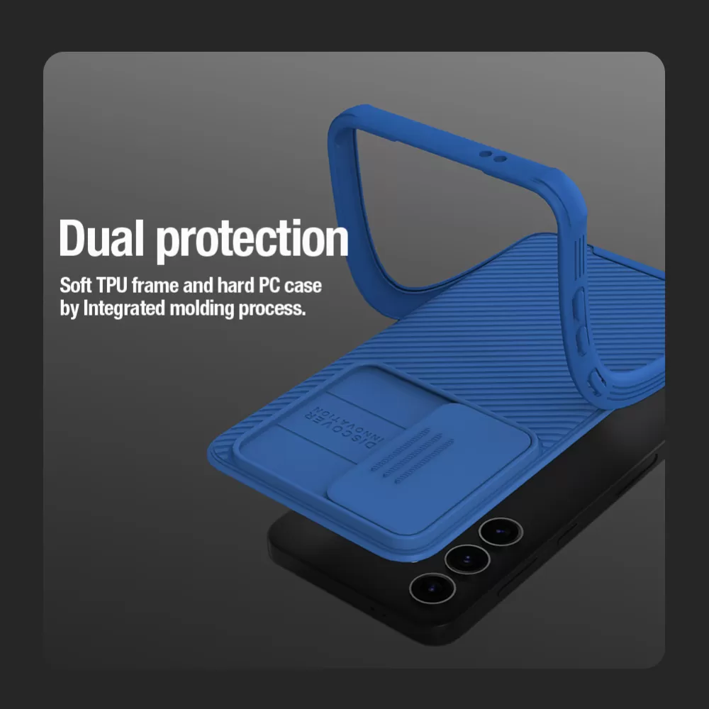 Samsung Galaxy S24 skal grön NILLKIN CAMSHIELD PRO