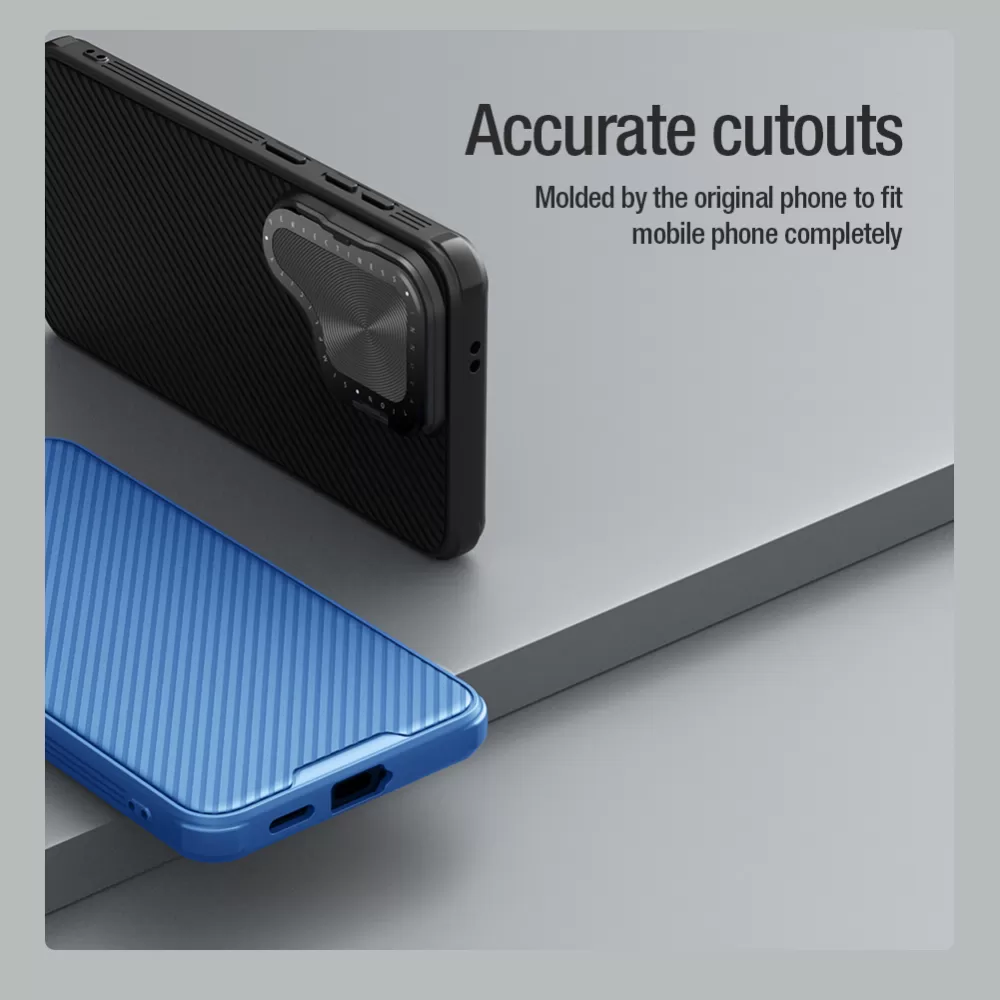 Samsung Galaxy S24 skal grön NILLKIN CAMSHIELD PROP