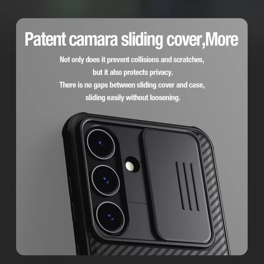 Samsung Galaxy S24 skal blå NILLKIN CAMSHIELD PRO