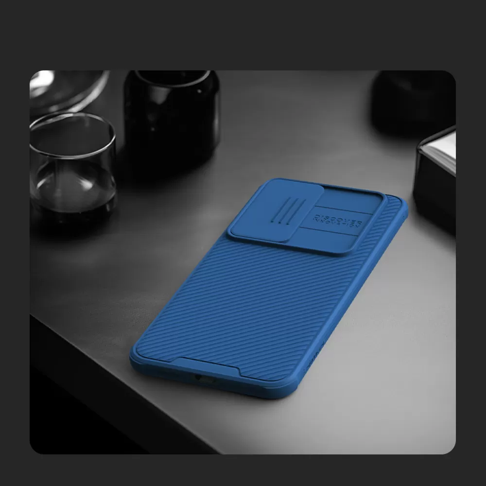Samsung Galaxy S24 skal blå NILLKIN CAMSHIELD PRO