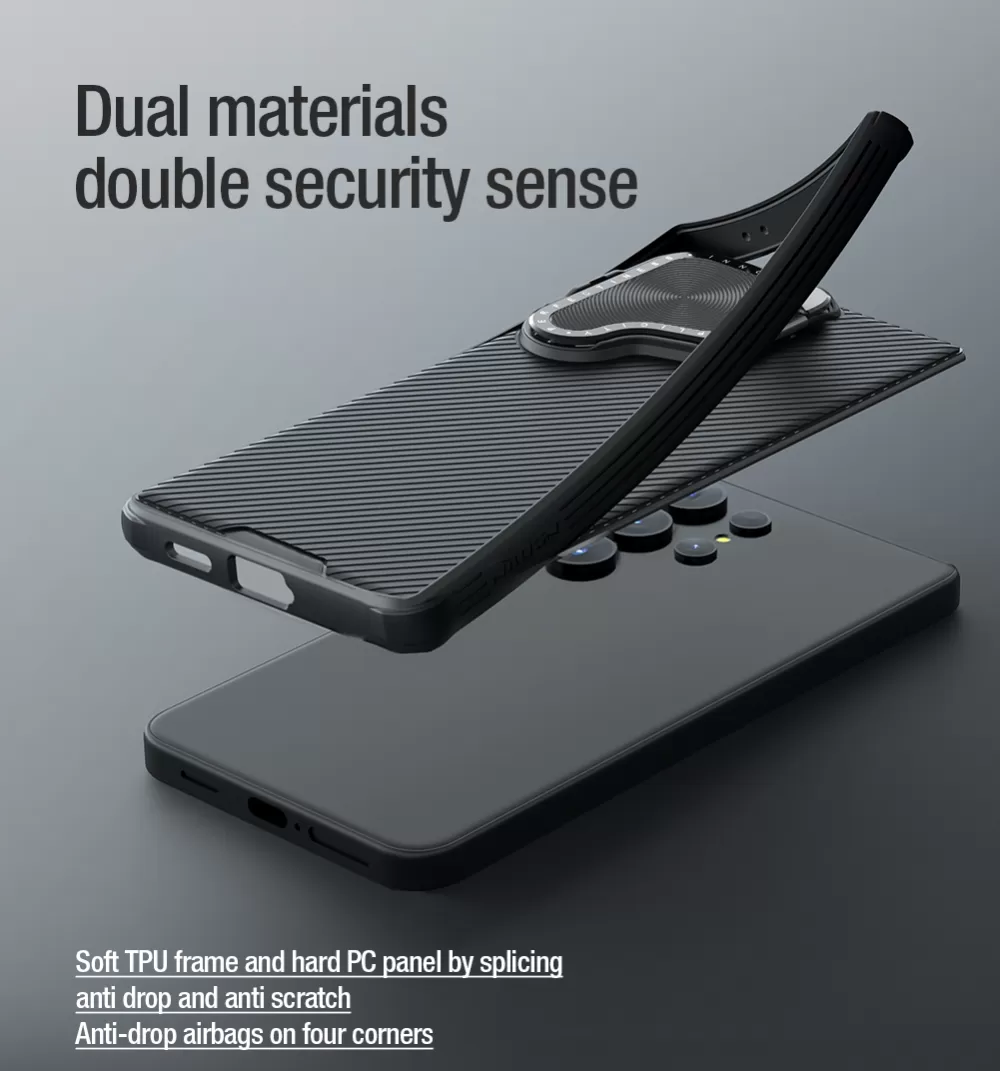 Samsung Galaxy S24 skal blå NILLKIN CAMSHIELD PROP