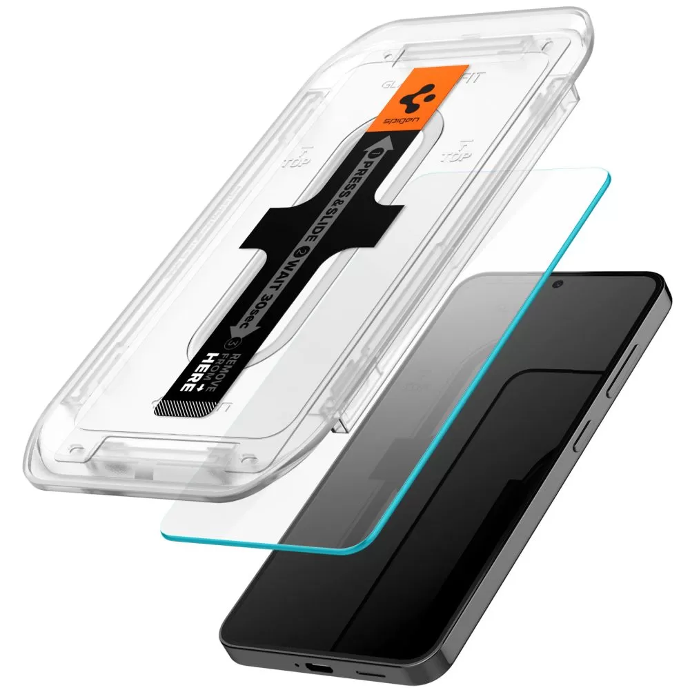 Samsung Galaxy S24 aizsargstikls  SPIGEN GLAS.TR ”EZ FIT” 2-PACK