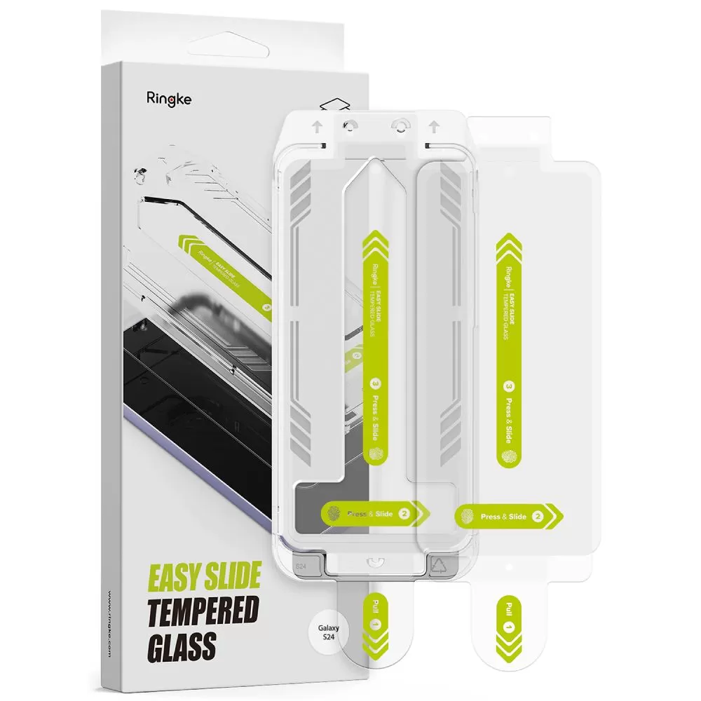 Samsung Galaxy S24 aizsargstikls  RINGKE EASY SLIDE 2-PACK