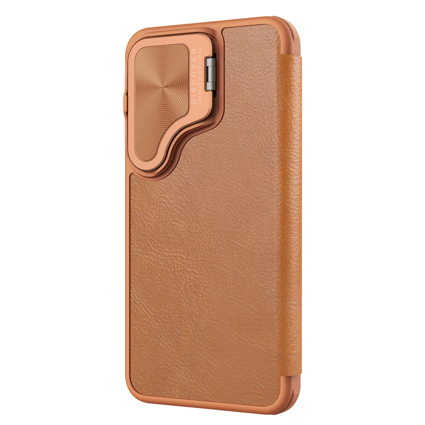 Samsung Galaxy S24 fodral brun NILLKIN QIN PROP LEATHER