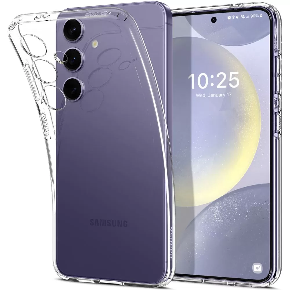Samsung Galaxy S24 skal transparent SPIGEN LIQUID CRYSTAL