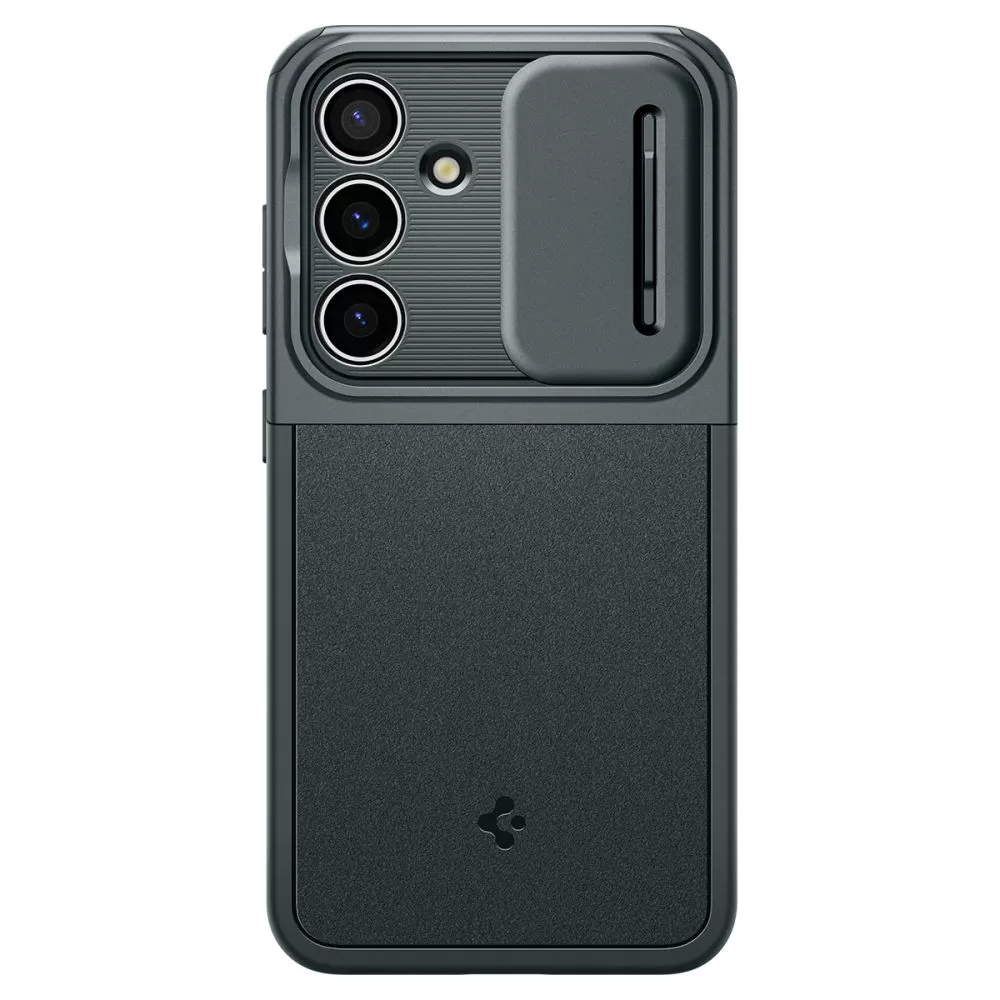 Samsung Galaxy S24 skal grön SPIGEN OPTIK ARMOR