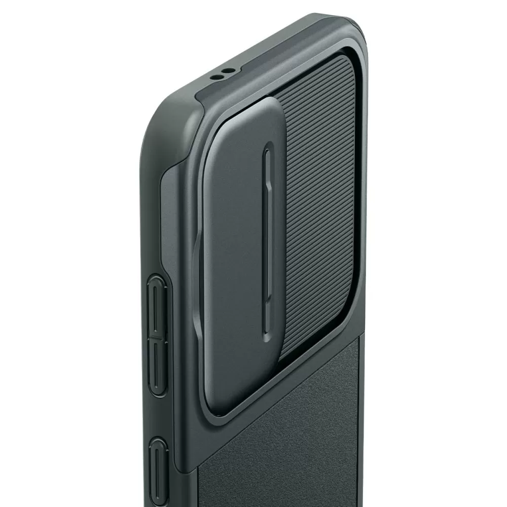 Samsung Galaxy S24 skal grön SPIGEN OPTIK ARMOR