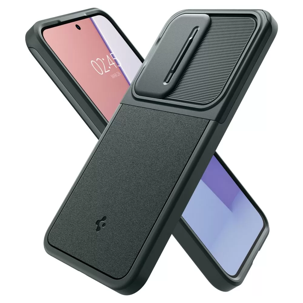 Samsung Galaxy S24 skal grön SPIGEN OPTIK ARMOR
