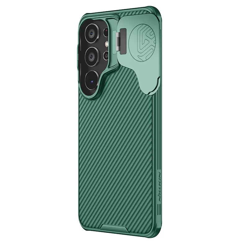Samsung Galaxy S24 skal grön NILLKIN CAMSHIELD PROP