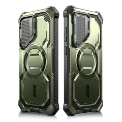 Samsung Galaxy S24 skal grön SUPCASE IBLSN ARMORBOX MAG MAGSAFE