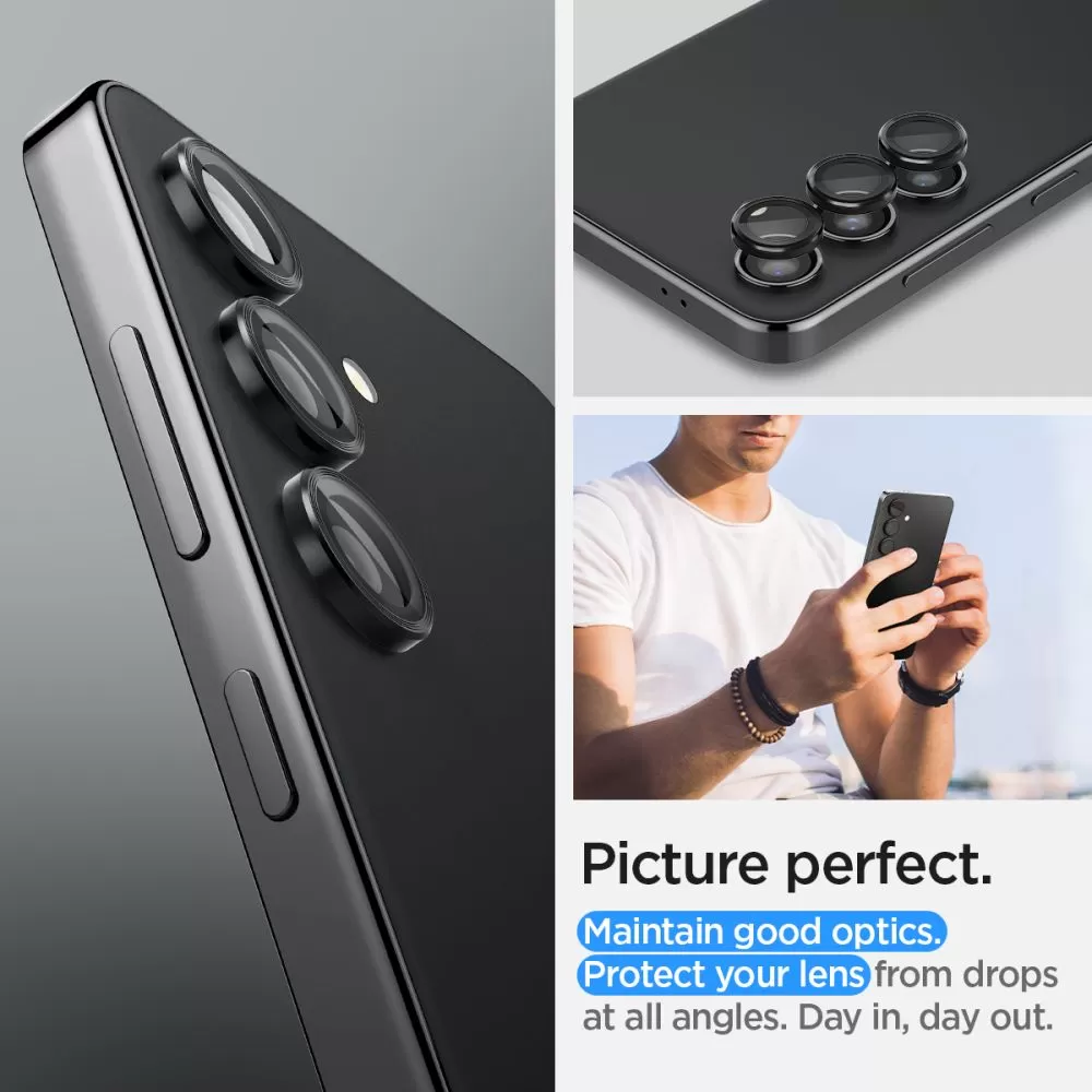 Samsung Galaxy S24 Plus skärmskydd  SPIGEN OPTIK.TR ”EZ FIT” CAMERA PROTECTOR 2-PACK