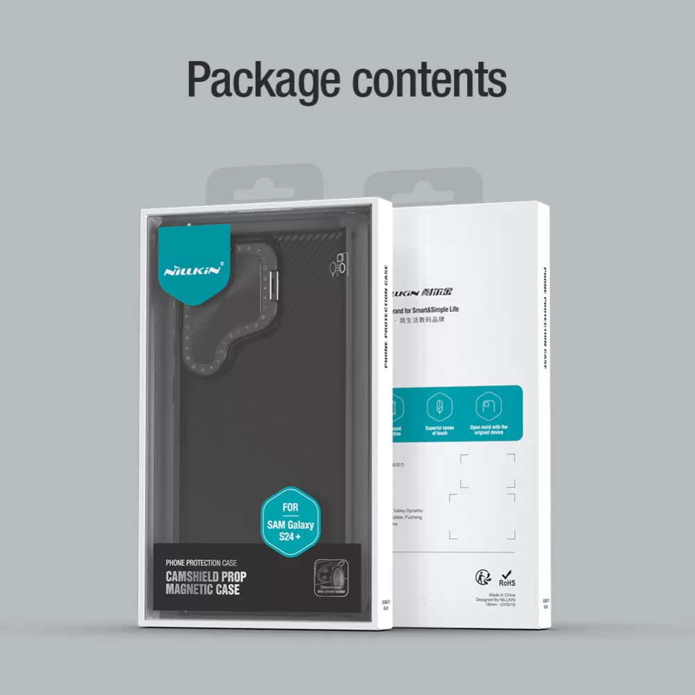 Samsung Galaxy S24 Plus чехол черный NILLKIN CAMSHIELD PROP MAGNETIC