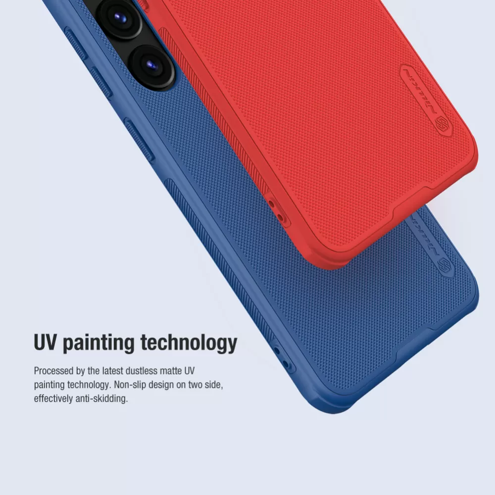 Samsung Galaxy S24 Plus skal röd NILLKIN SUPER FROSTED SHIELD PRO