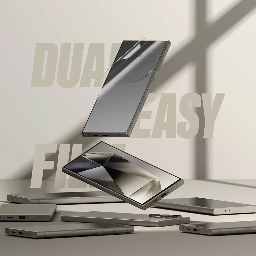 Samsung Galaxy S24 Ultra skärmskydd  RINGKE DUAL EASY 2-PACK