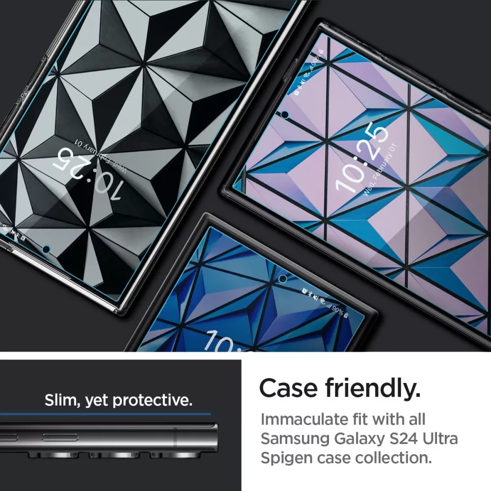 Samsung Galaxy S24 Ultra aizsargstikls  SPIGEN NEO FLEX 2-PACK