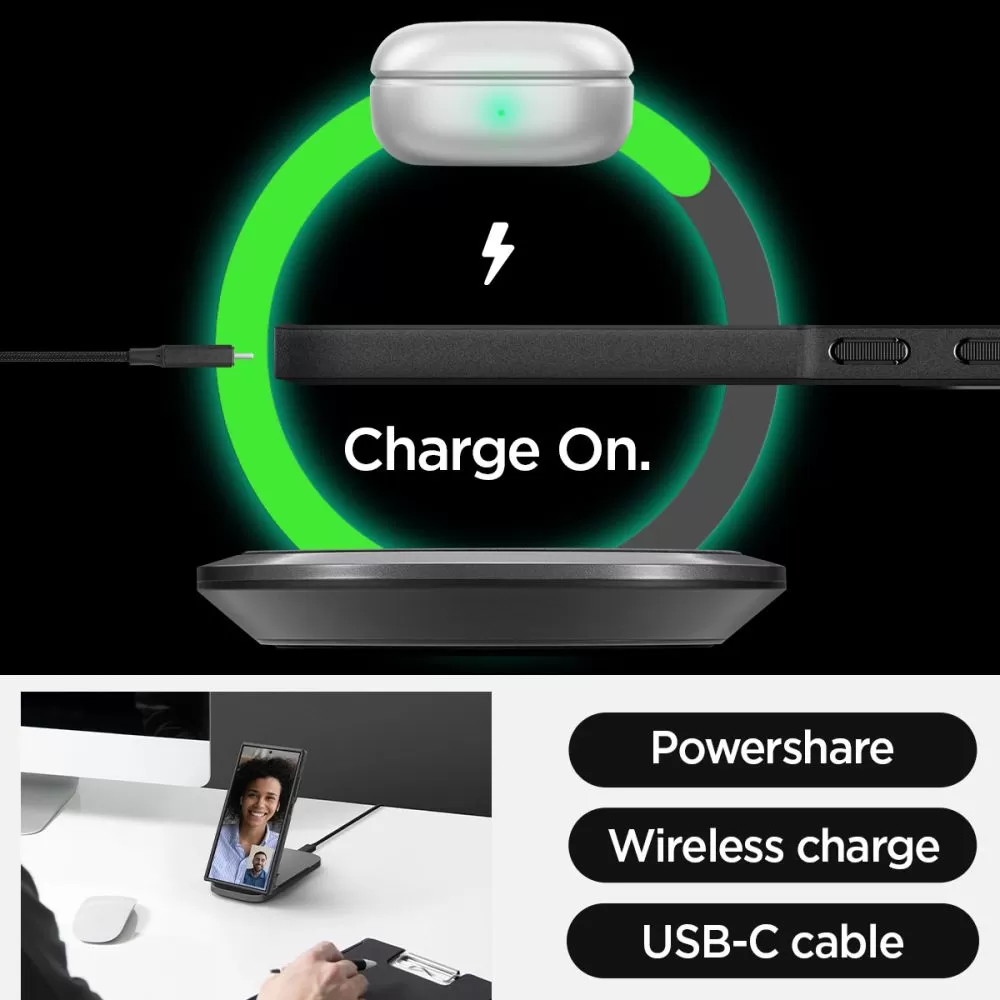 Samsung Galaxy S24 Ultra vāciņš melns SPIGEN CORE ARMOR