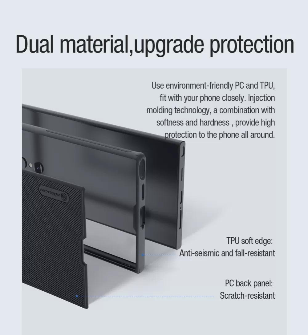 Samsung Galaxy S24 Ultra vāciņš zaļš NILLKIN SUPER FROSTED SHIELD PRO MAGNETIC