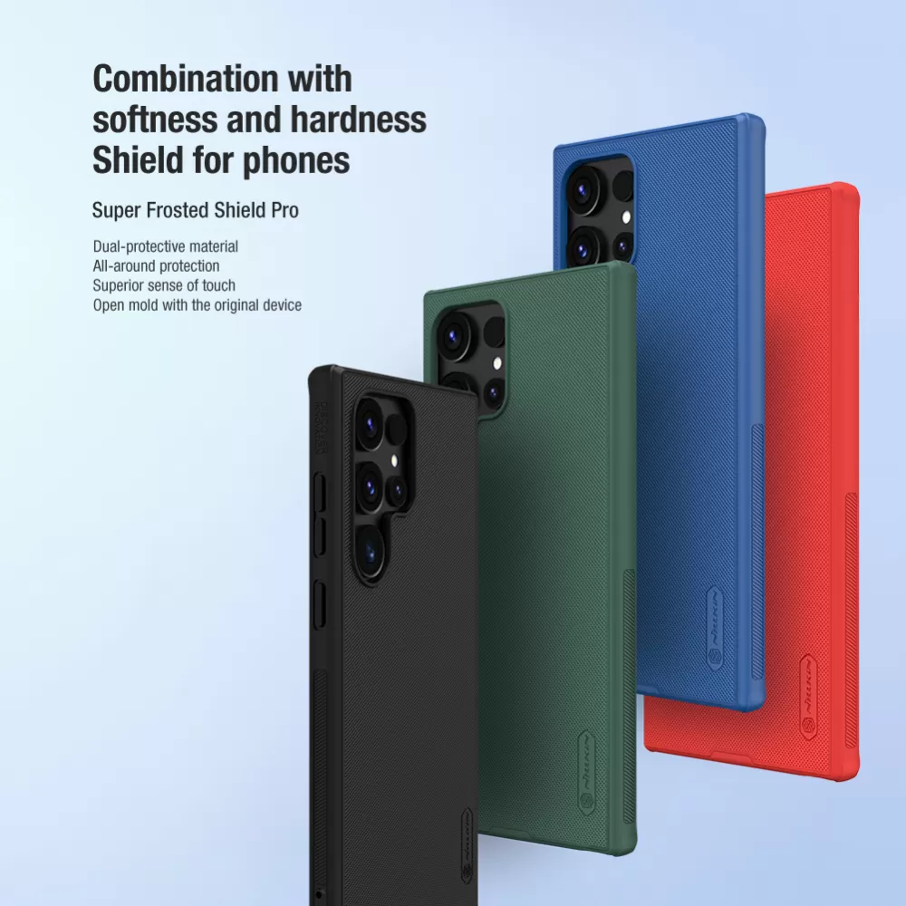 Samsung Galaxy S24 Ultra vāciņš zaļš NILLKIN SUPER FROSTED SHIELD PRO