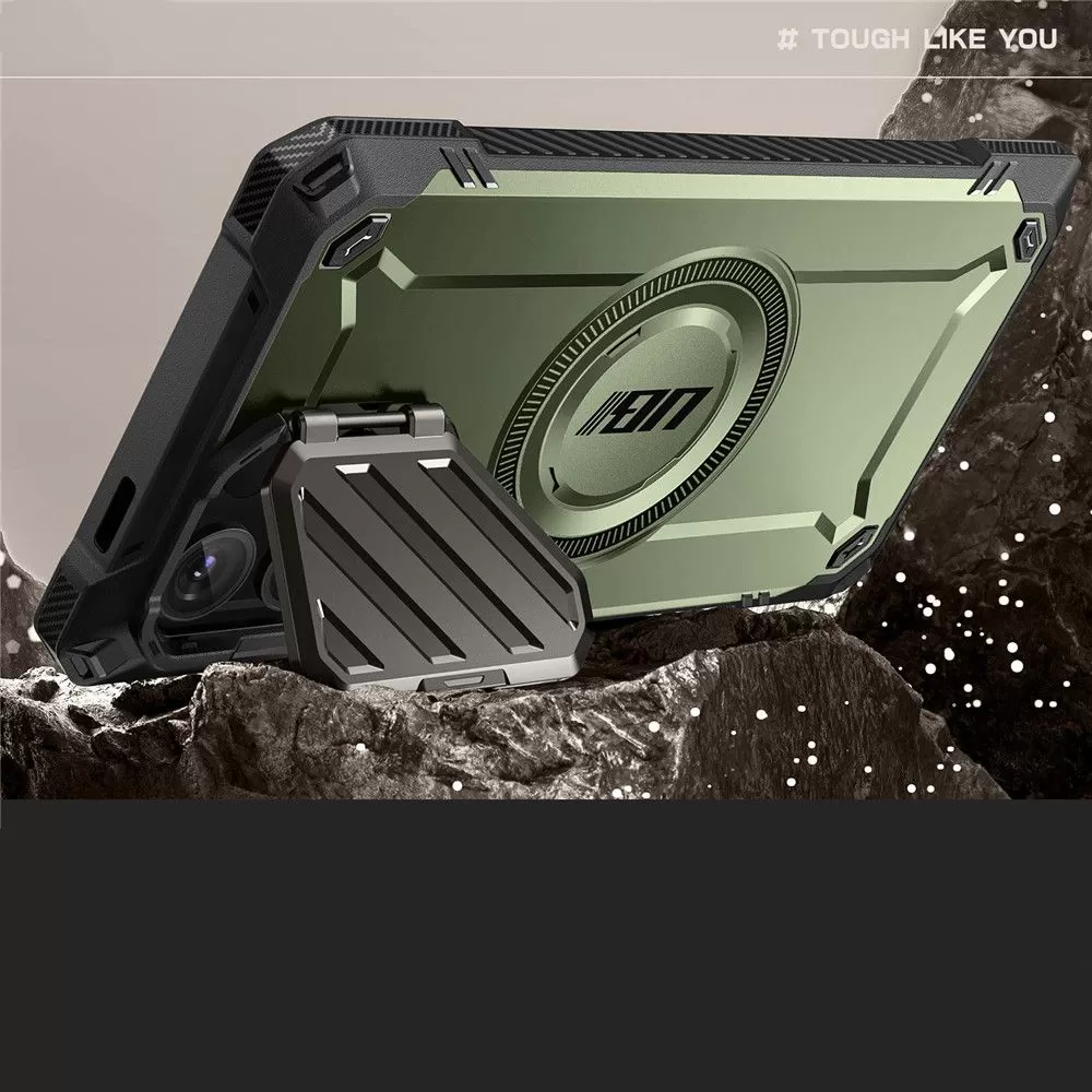 Samsung Galaxy S24 Ultra vāciņš zaļš SUPCASE UB XT MAG MAGSAFE