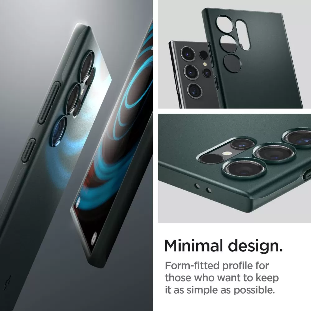 Samsung Galaxy S24 Ultra vāciņš zaļš SPIGEN THIN FIT