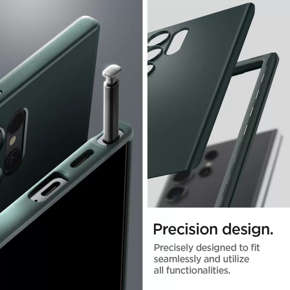Samsung Galaxy S24 Ultra vāciņš zaļš SPIGEN THIN FIT