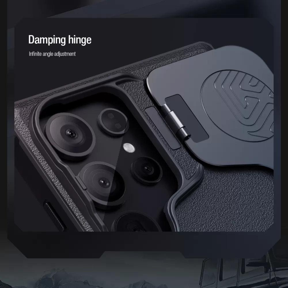 Samsung Galaxy S24 Ultra vāciņš zils NILLKIN CAMSHIELD ARMOR PROP