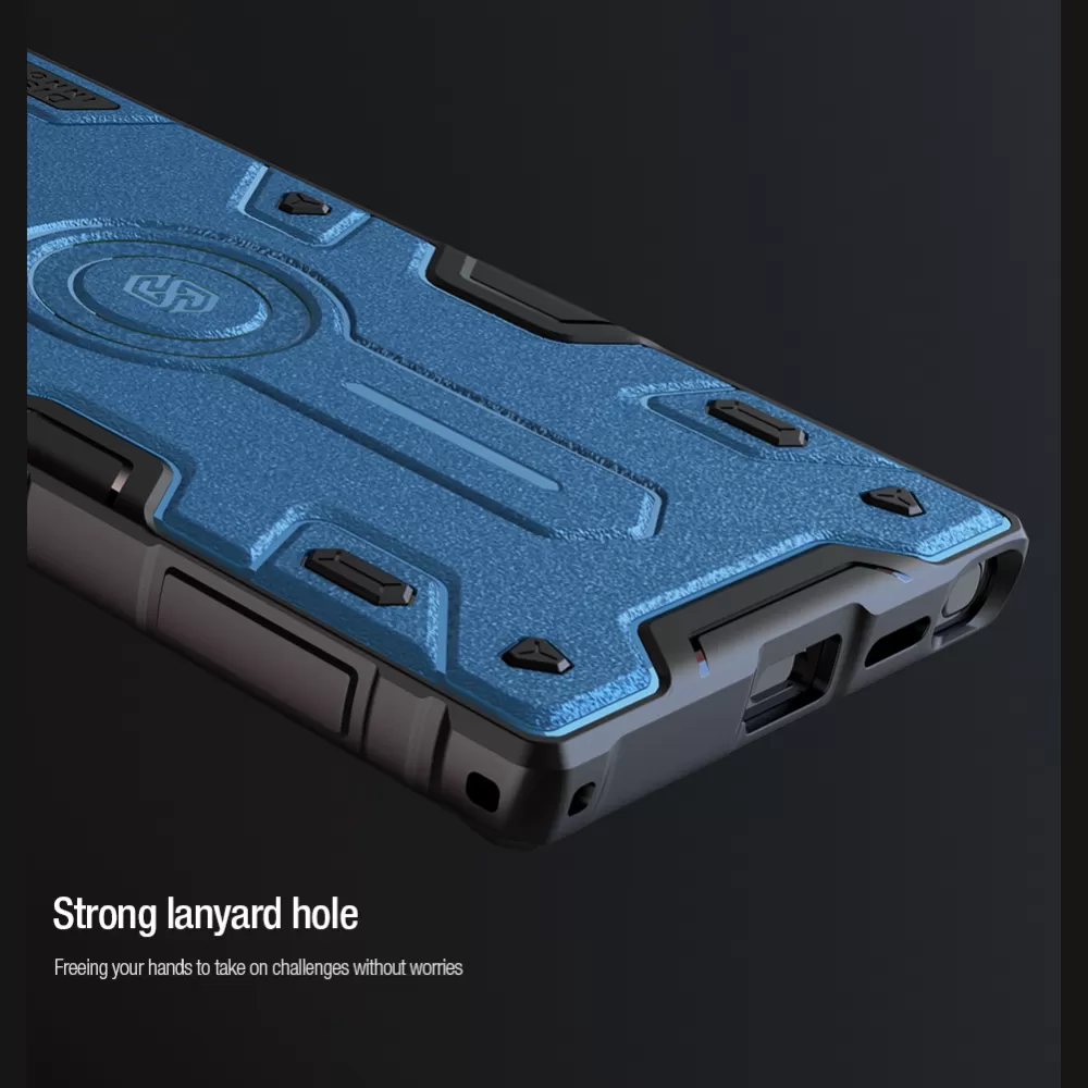 Samsung Galaxy S24 Ultra vāciņš zils NILLKIN CAMSHIELD ARMOR PROP