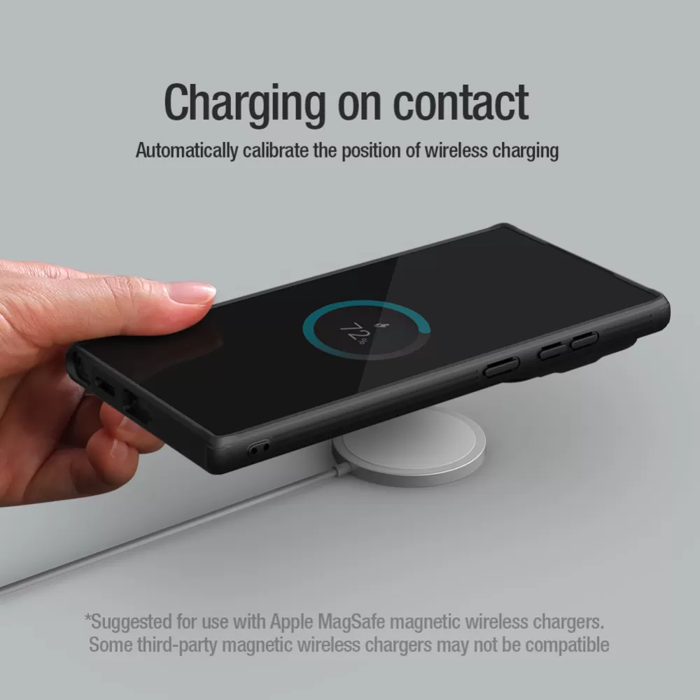 Samsung Galaxy S24 Ultra vāciņš zils NILLKIN CAMSHIELD PROP MAGNETIC
