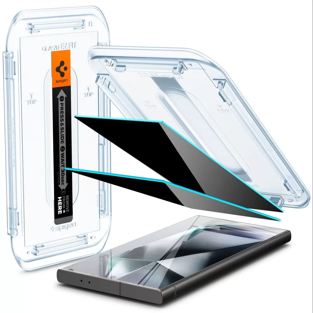Samsung Galaxy S24 Ultra skärmskydd  SPIGEN GLAS.TR ”EZ FIT” 2-PACK