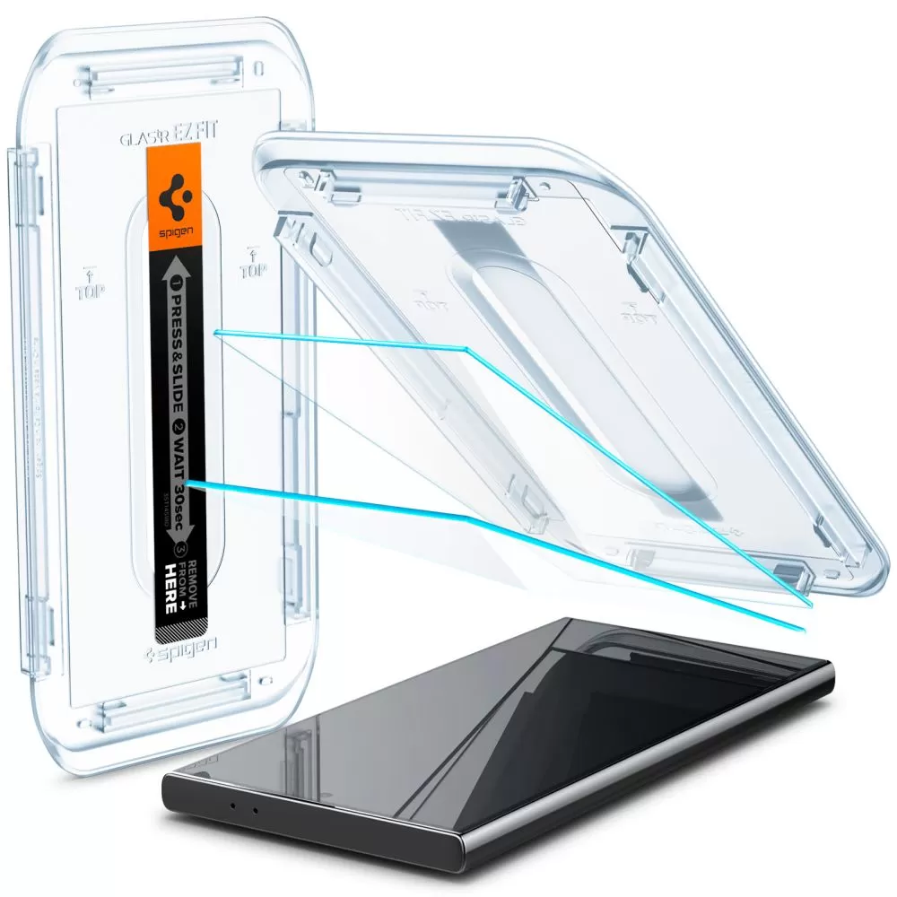 Samsung Galaxy S24 Ultra skärmskydd  SPIGEN GLAS.TR ”EZ FIT” 2-PACK