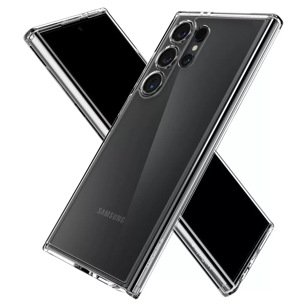 Samsung Galaxy S24 Ultra vāciņš caurspīdīgs SPIGEN ULTRA HYBRID