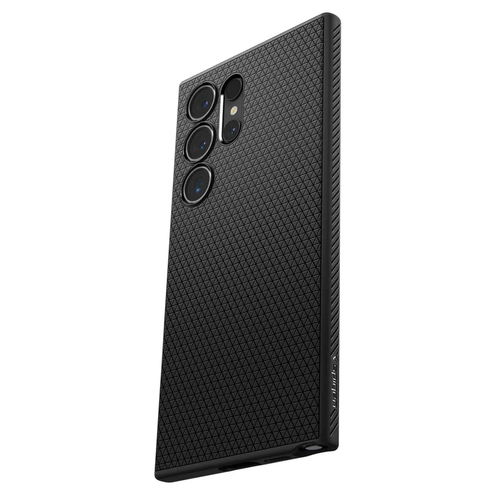 Samsung Galaxy S24 Ultra vāciņš melns SPIGEN LIQUID AIR