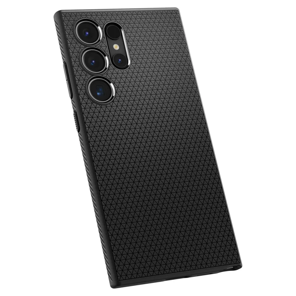 Samsung Galaxy S24 Ultra vāciņš melns SPIGEN LIQUID AIR