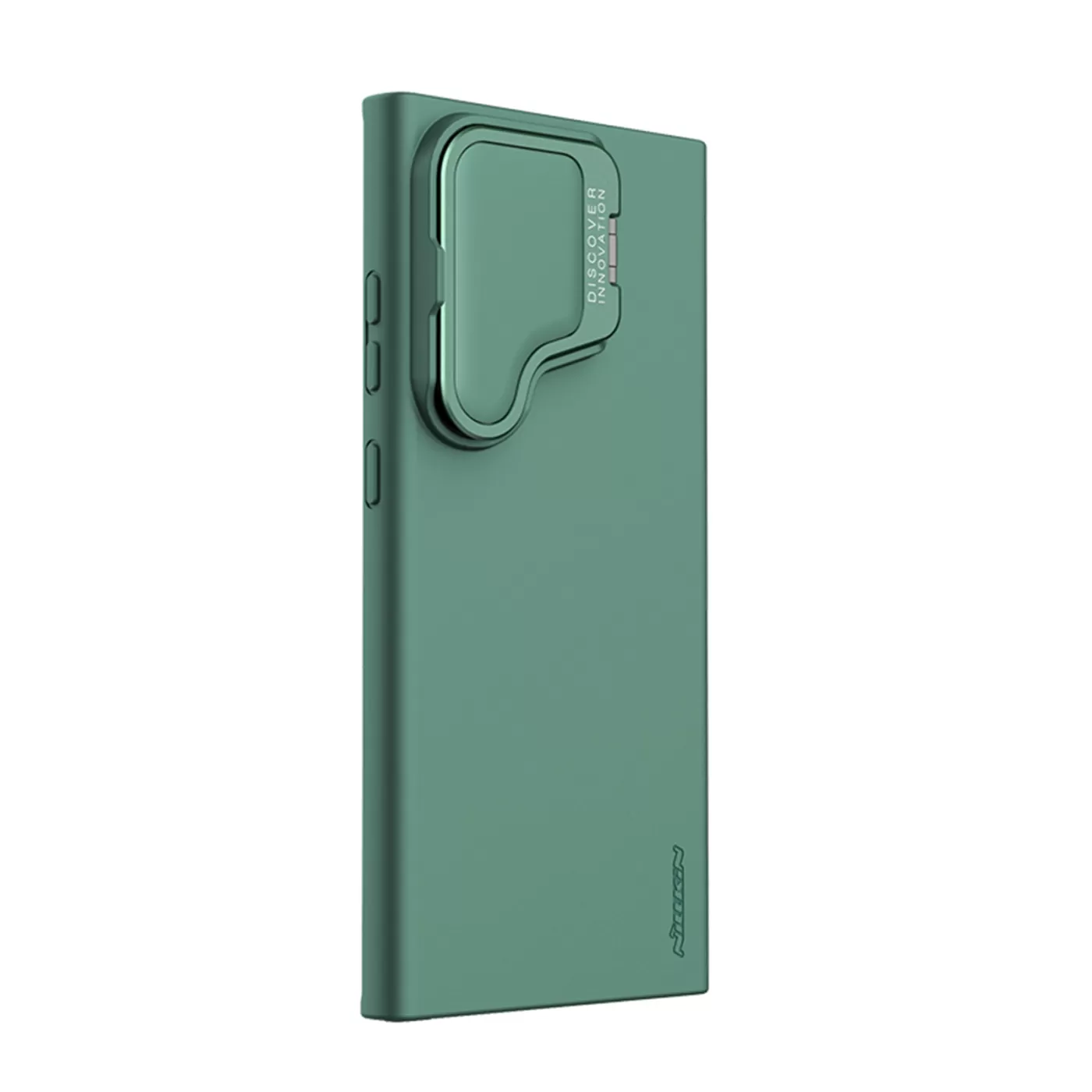 Samsung Galaxy S24 Ultra vāciņš zaļš NILLKIN CAMSHIELD SILKY PROP SILICONE