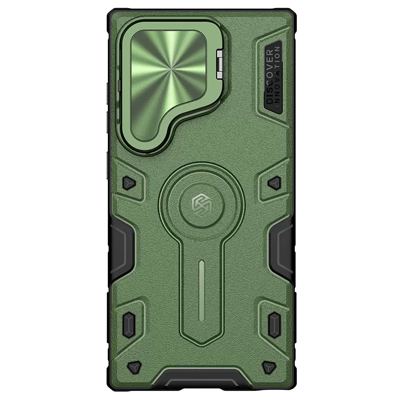 Samsung Galaxy S24 Ultra ümbris roheline NILLKIN CAMSHIELD ARMOR PROP