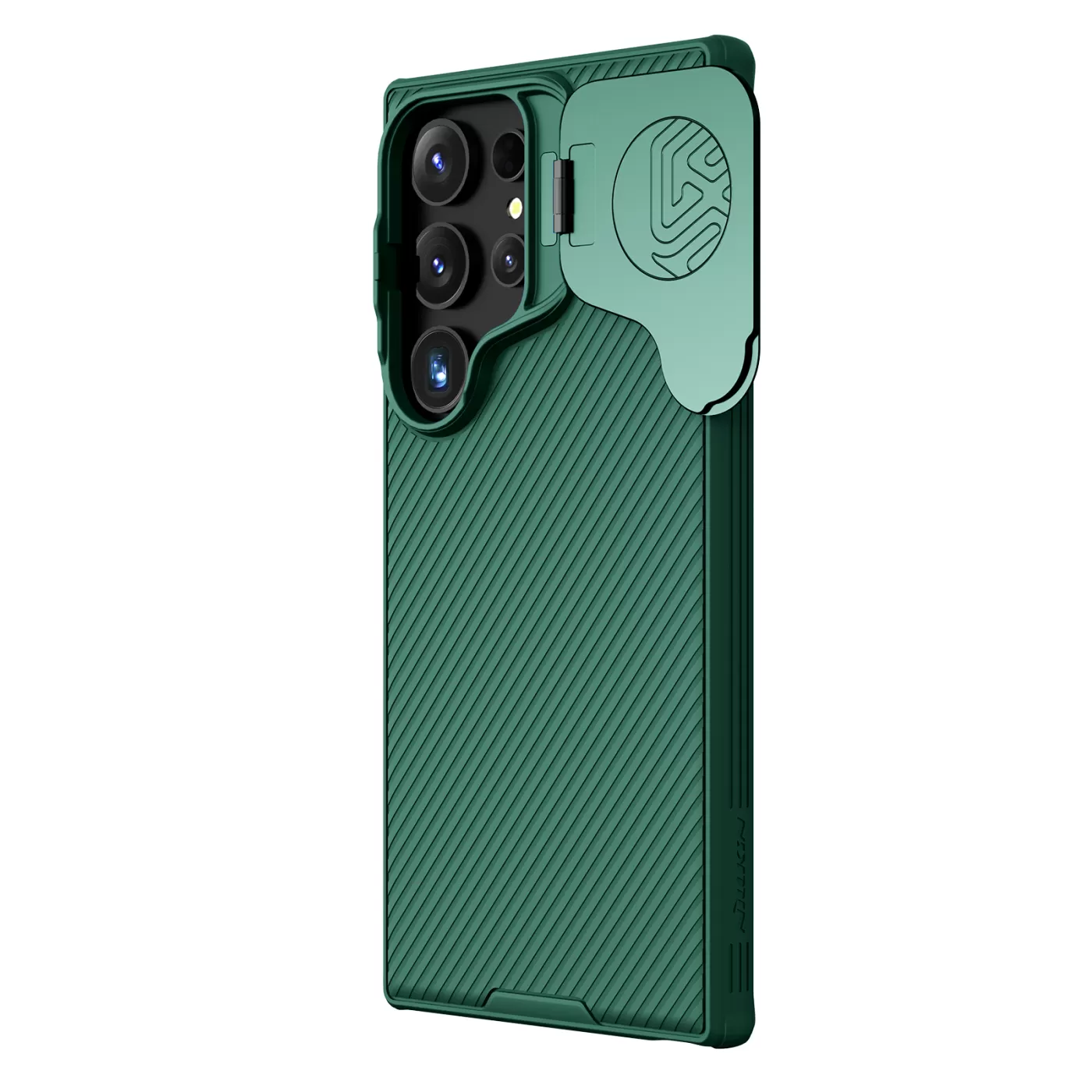 Samsung Galaxy S24 Ultra vāciņš zaļš NILLKIN CAMSHIELD PROP MAGNETIC