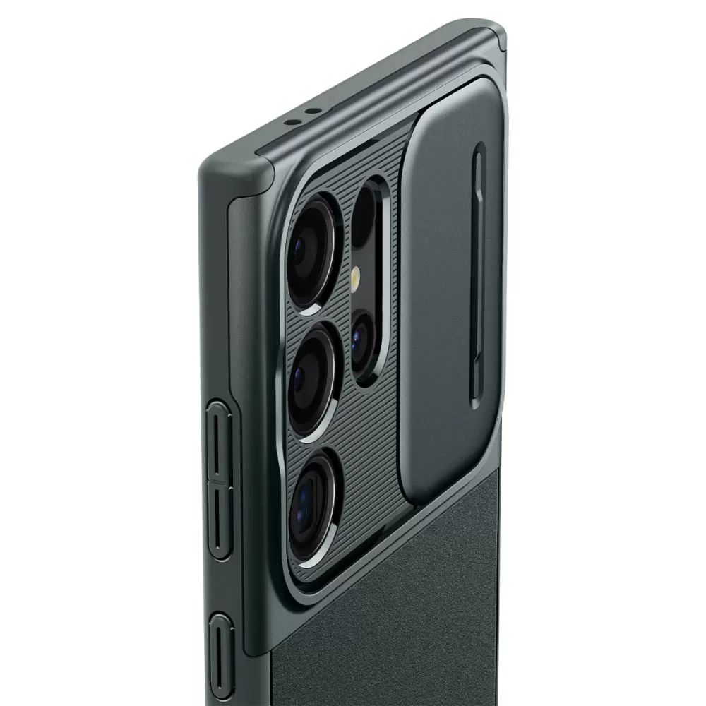Samsung Galaxy S24 Ultra vāciņš zaļš SPIGEN OPTIK ARMOR