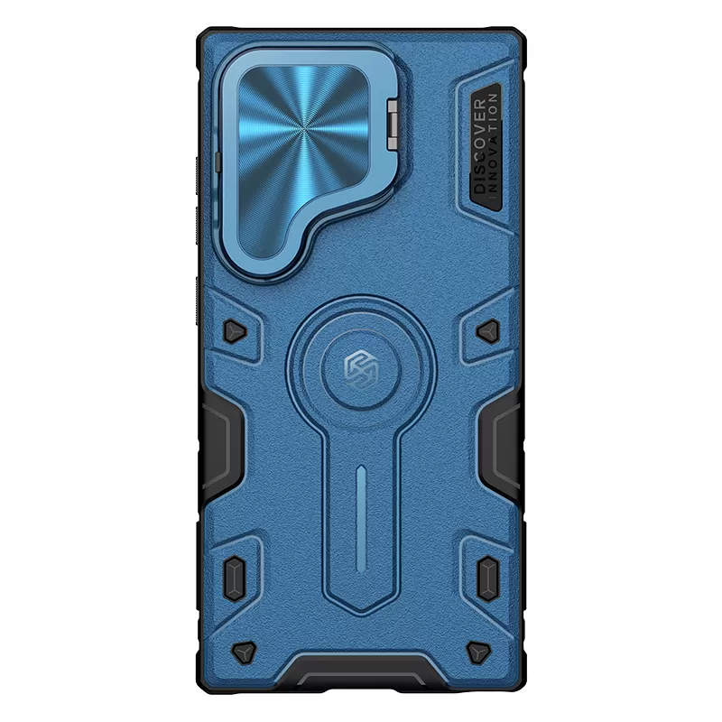 Samsung Galaxy S24 Ultra vāciņš zils NILLKIN CAMSHIELD ARMOR PROP