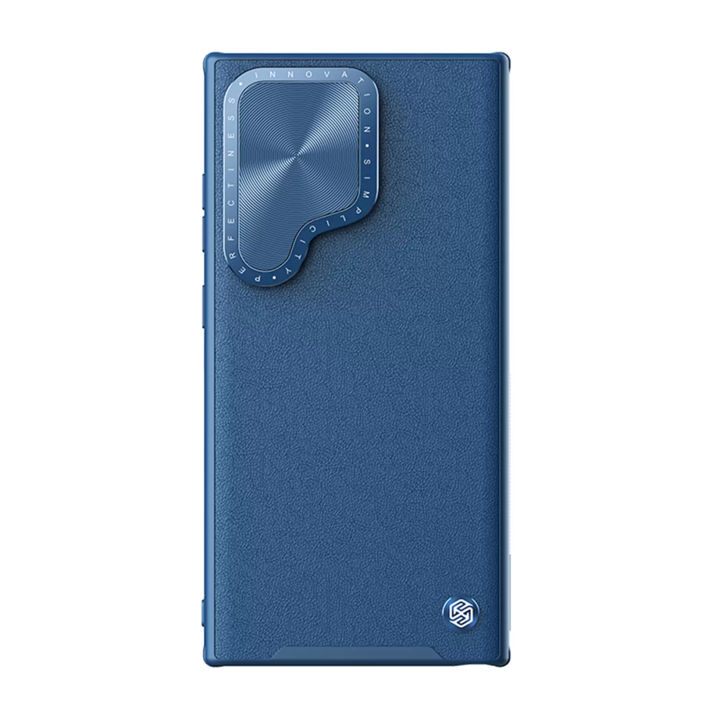 Samsung Galaxy S24 Ultra vāciņš zils NILLKIN CAMSHIELD PROP LEATHER