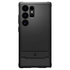 Samsung Galaxy S24 Ultra vāciņš melns SPIGEN RUGGED ARMOR