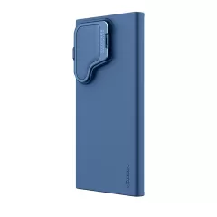 Samsung Galaxy S24 Ultra vāciņš zils NILLKIN CAMSHIELD SILKY PROP SILICONE