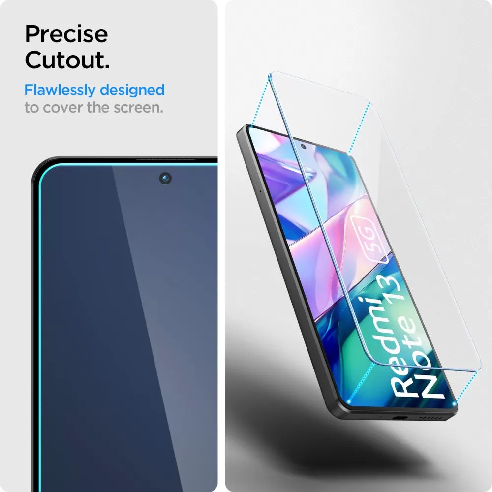 Xiaomi RedMi Note 12 panssarilasi  SPIGEN GLAS.TR SLIM 2-PACK 13 5G