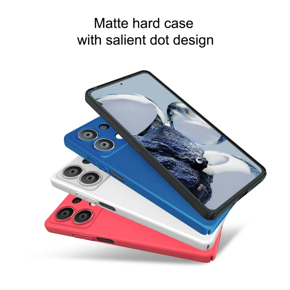 Xiaomi RedMi Note 12 ümbris valge NILLKIN SUPER FROSTED SHIELD 13