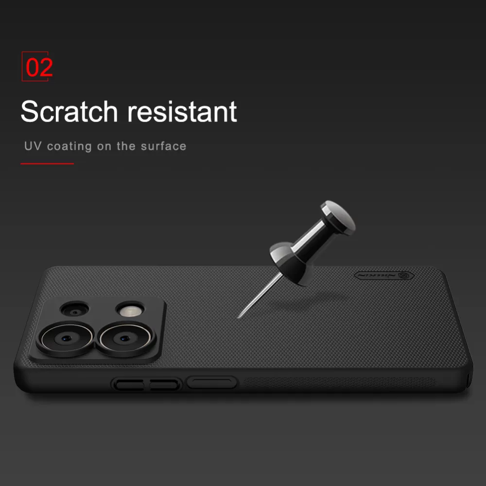 Xiaomi RedMi Note 12 ümbris valge NILLKIN SUPER FROSTED SHIELD 13
