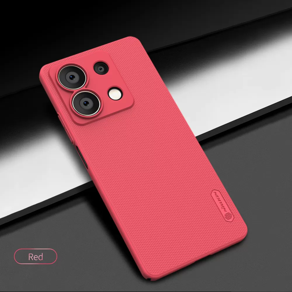 Xiaomi RedMi Note 12 ümbris punane NILLKIN SUPER FROSTED SHIELD 13